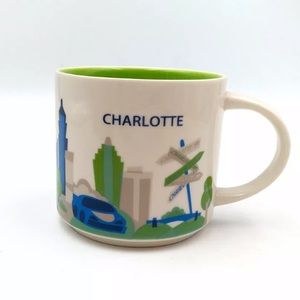 NWOT Starbucks Charlotte NC ‘U R Here’ Series Mug